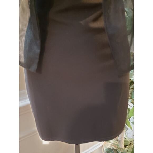 American Threads Dress Women Medium Black Strapless Mini Bow Party Cocktail - Picture 5 of 11